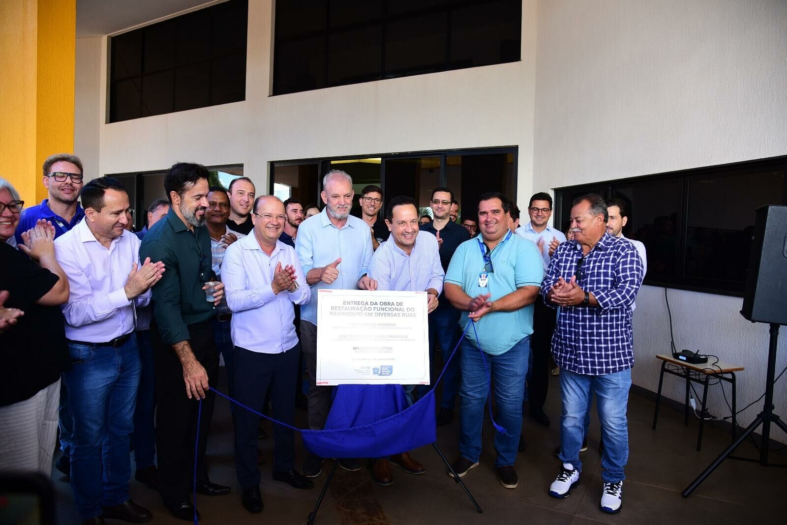 Imagem de compartilhamento para o artigo Governador em exercício Barbosinha entrega obras e destaca Chapadão do Sul como referência em saneamento no Brasil da MS Todo dia